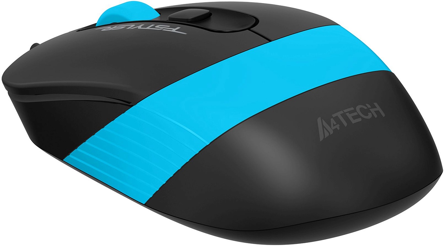 Мышь A4Tech Fstyler FM10S черный/голубой оптическая (1600dpi) silent USB (3but) Мышь A4Tech Fstyler FM10S черный/голубой оптическая (1600dpi) silent USB (3but)