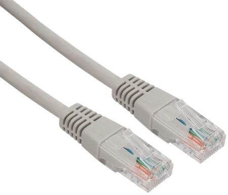 Патч-корд Rexant 18-8002 UTP RJ-45 вил.-вилка RJ-45 кат.5E 1м серый LSZH (уп.:1шт)