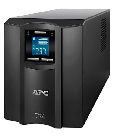 Источник бесперебойного питания APC Smart-UPS C 1000VA/600W, 230V, Line-Interactive, LCD (REP.SC1000I), 1 year warranty