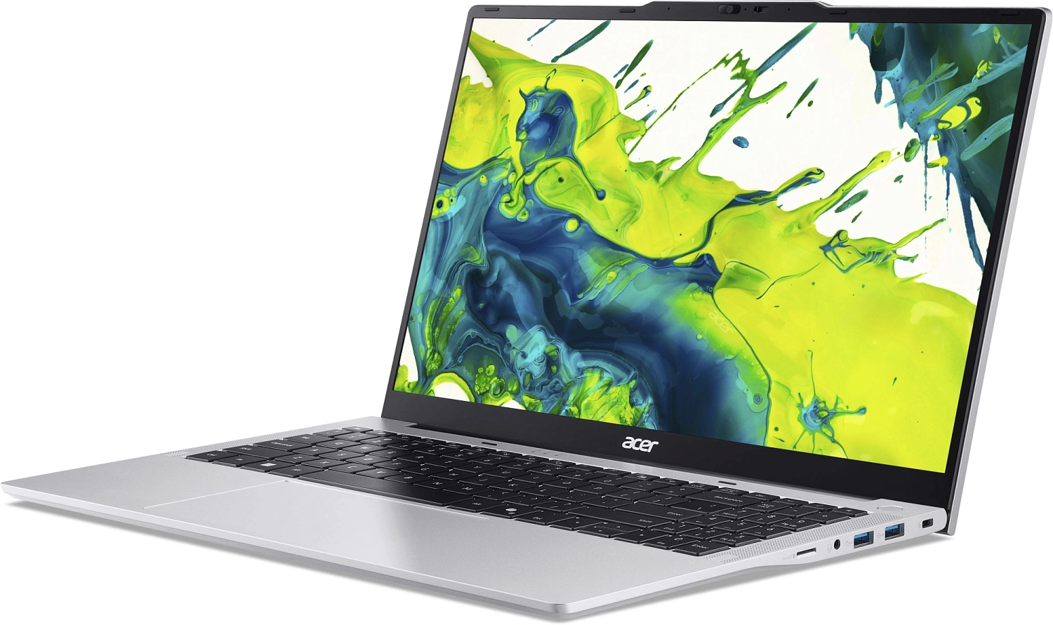 Ноутбук Acer Aspire Lite AL15-72P-58X5 Core i5 13420H 8Gb SSD512Gb Intel UHD Graphics 15.6" IPS FHD (1920x1080) без ОС silver WiFi BT Cam 5100mAh (NX.D5JEM.001)