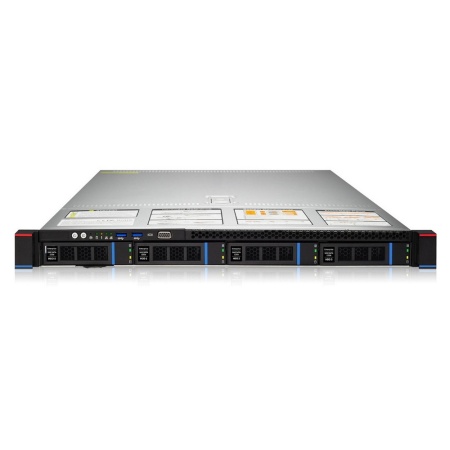 Intel dual socket 32 DIMM, 1U 4-bay - w/2* 550W CRPS modules + 10GbE dual SFP+ ports (Intel 82599ES)