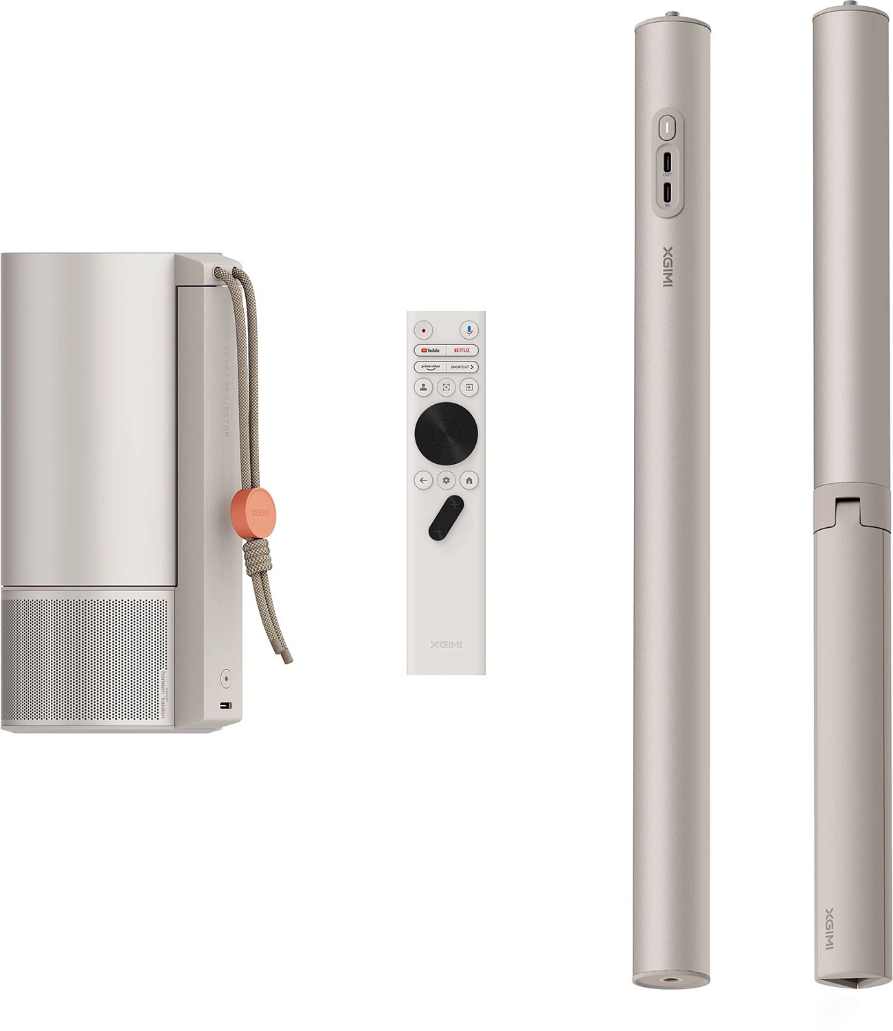 Проектор Xgimi MoGo 3 Pro + PowerBase Stand DLP 450Lm LS (1920x1080) ресурс лампы:25000часов 1xUSB typeA 1.1кг