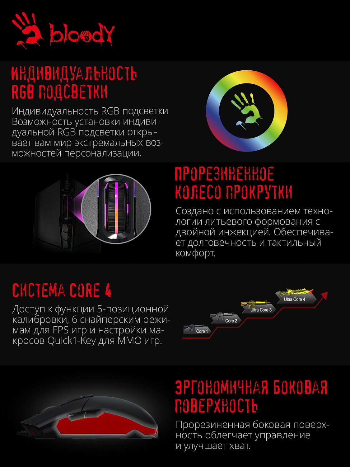 Мышь A4Tech Bloody P91s черный оптическая (8000dpi) USB (8but) Мышь A4Tech Bloody P91s черный оптическая (8000dpi) USB (8but)