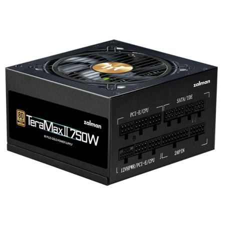 Блок питания Zalman ZM750-TMX2, 750W, ATX12V v3.0, APFC, 12cm Fan, 80+ Gold Gen5, Full Modular, Retail