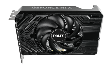 Видеокарта Palit PCI-E 4.0 RTX4060 STORMX NVIDIA GeForce RTX 4060 8192Mb 128 GDDR6 1830/17000 HDMIx1 DPx3 HDCP Ret