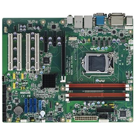 AIMB-784G2-00A1E, Socket LGA1150 для Intel Core i7/i5/i3/Pentium, 4xDDR3 DIMM, VGA/2xDVI-D, 1xPCIe x16, 1xPCIe x4, 1xPCIe x1, 4xPCI, 6xSATAIII RAID 0,1,5,10, 2xGbE LAN, 6xCOM, 13xUSB, 2xPS/2 {5} Advantech , (требуется установка батарейки CR2032)