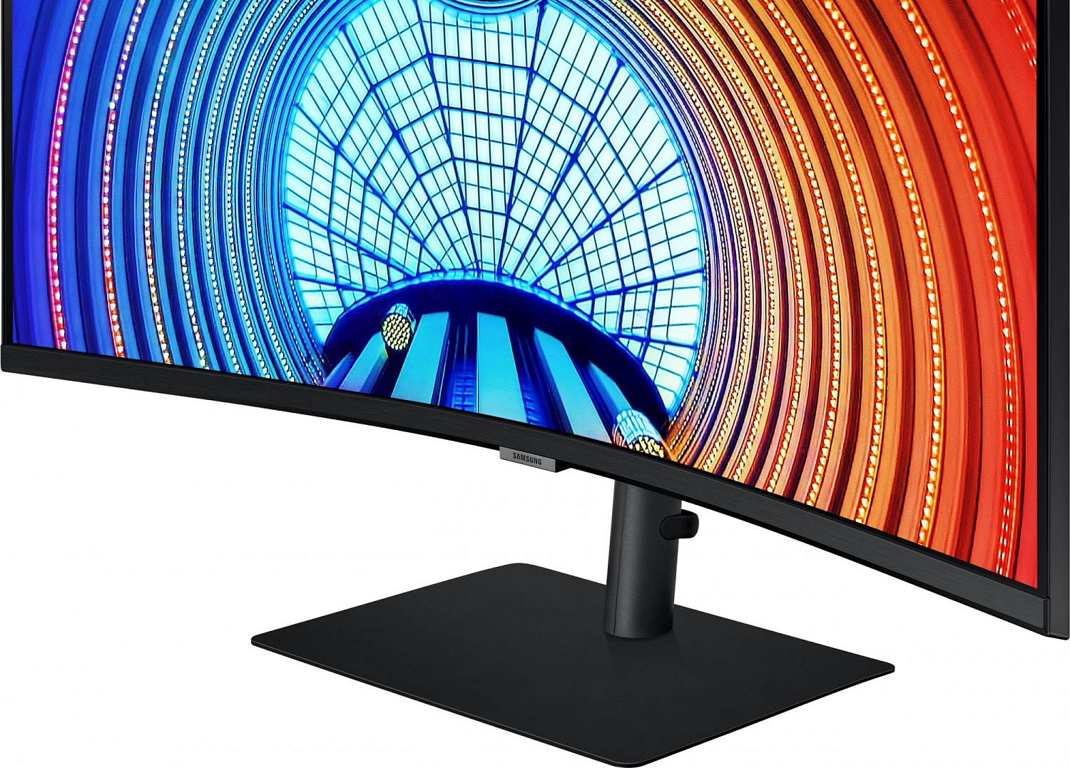 Монитор Samsung 34" LS34A650UBI черный VA LED 5ms 21:9 HDMI матовая HAS Piv 300cd 178гр/178гр 3440x1440 100Hz DP 2K USB 7.6кг