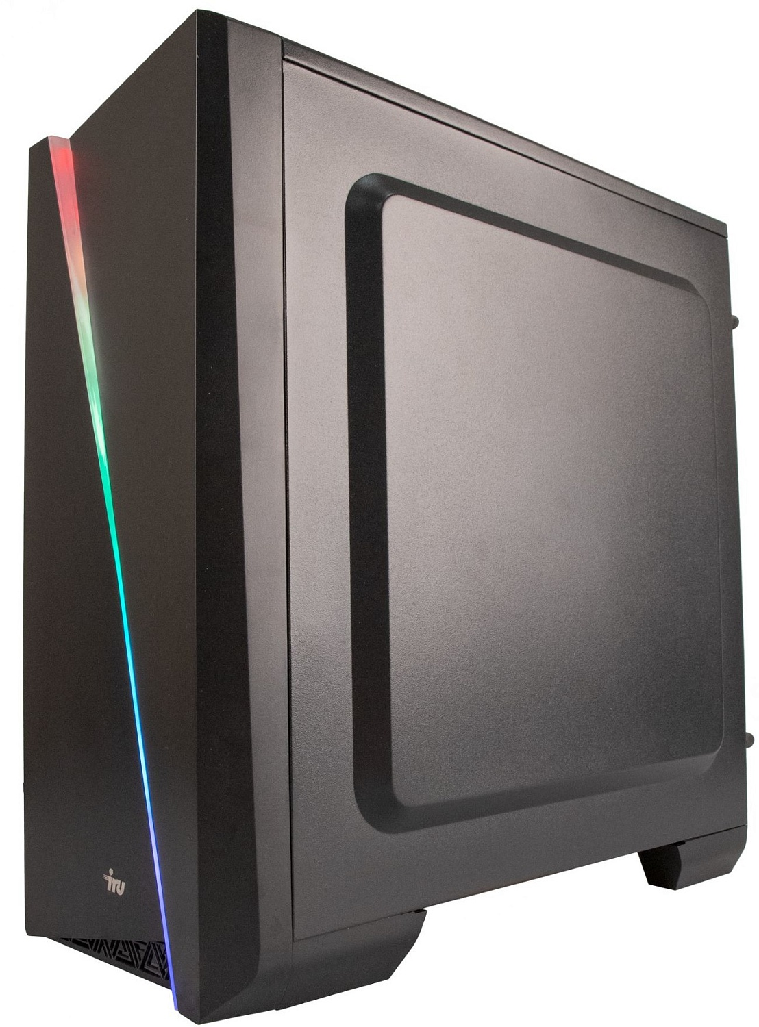 ПК IRU Game 320A5GE MT Ryzen 5 5500 (3.6) 16Gb SSD1Tb RX 6500XT 4Gb Free DOS GbitEth 500W черный (1989404)