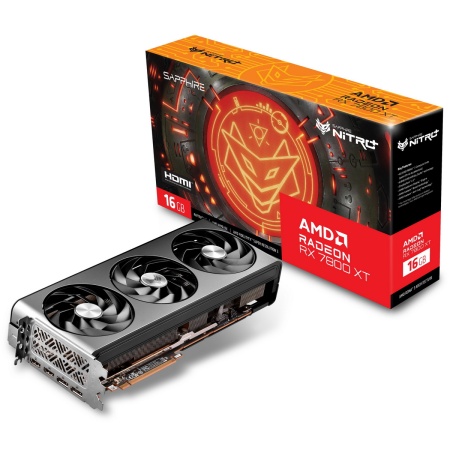 RX7800XT NITRO+ 16GB 256-bit GDDR6 2xHDMI 2xDP 3FAN RTL