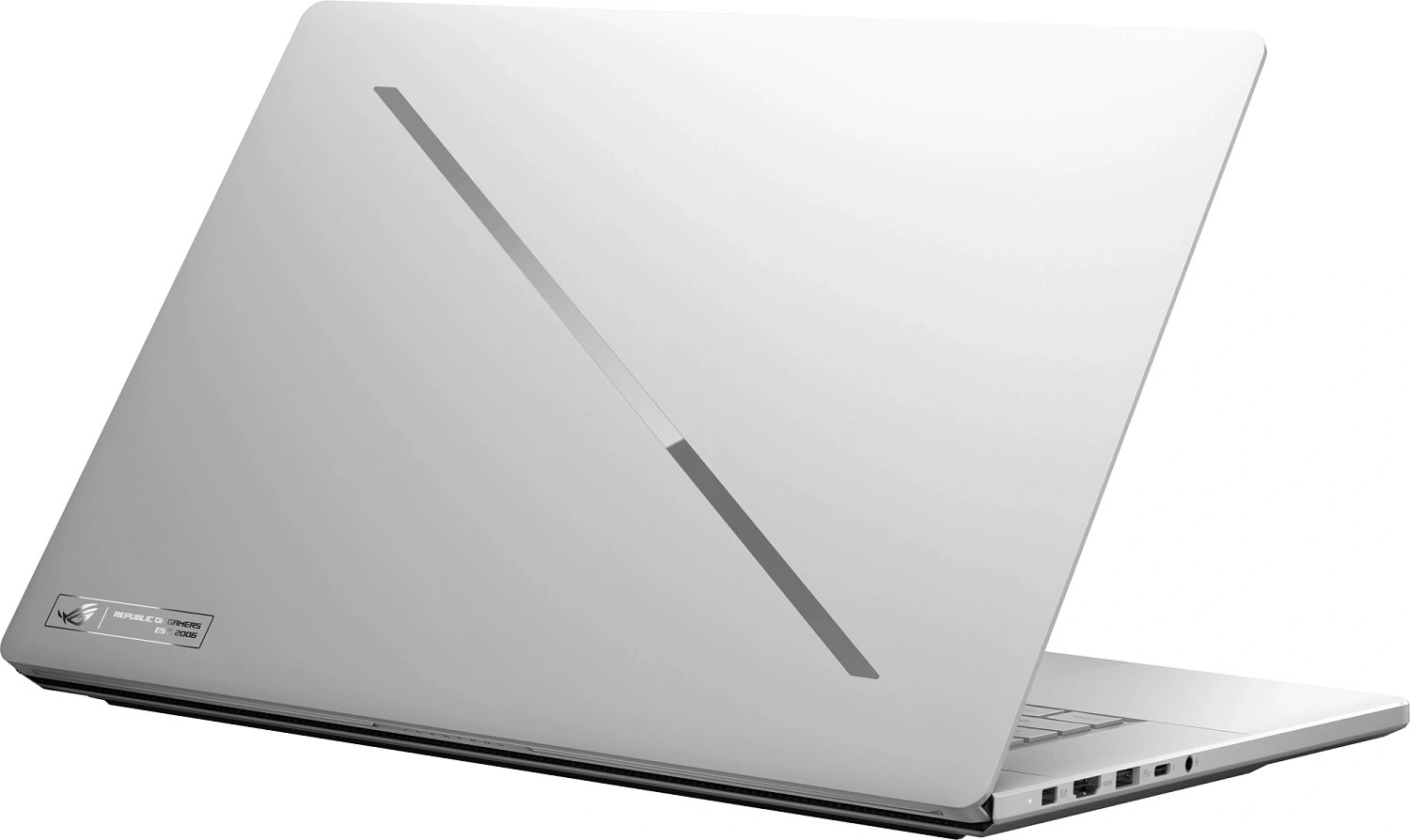 Ноутбук Asus ROG Zephyrus G16 GU606AW-TB032W Core Ultra 9 386H 32Gb SSD1Tb NVIDIA GeForce RTX5080 16Gb 16" OLED 2.5K (2560x1600) Windows 11 Home white WiFi BT Cam Bag (90NR0PG1-M001C0)