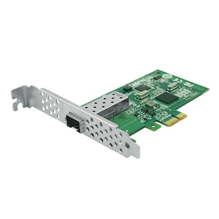 LRES2026PF-SFP PCIe 2.1 x1, NetSwift, 1*SFP 1G NIC Card (302946)