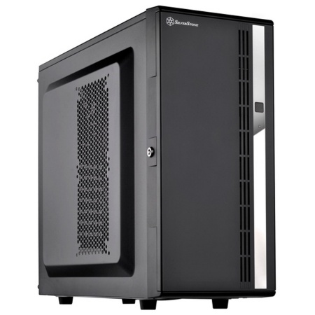 SST-CS380 V2 Case Storage ATX Midi Tower Computer Case, support 8x 3.5" or 2.5" Hot-Swap HDD Bays lockable front door, black internal and black outside