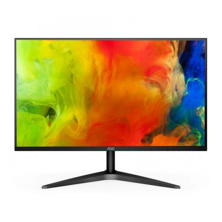 Монитор AOC «Bad Pack 23,6» AOC Value Line 24B1H (00/01) Black (MVA, 1920x1080, D-sub+HDMI, 5 ms, 178°/178°, 25 cd/m, 3000:1)