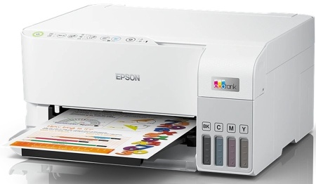 МФУ струйный Epson L3556 (C11CK59504) A4 WiFi белый