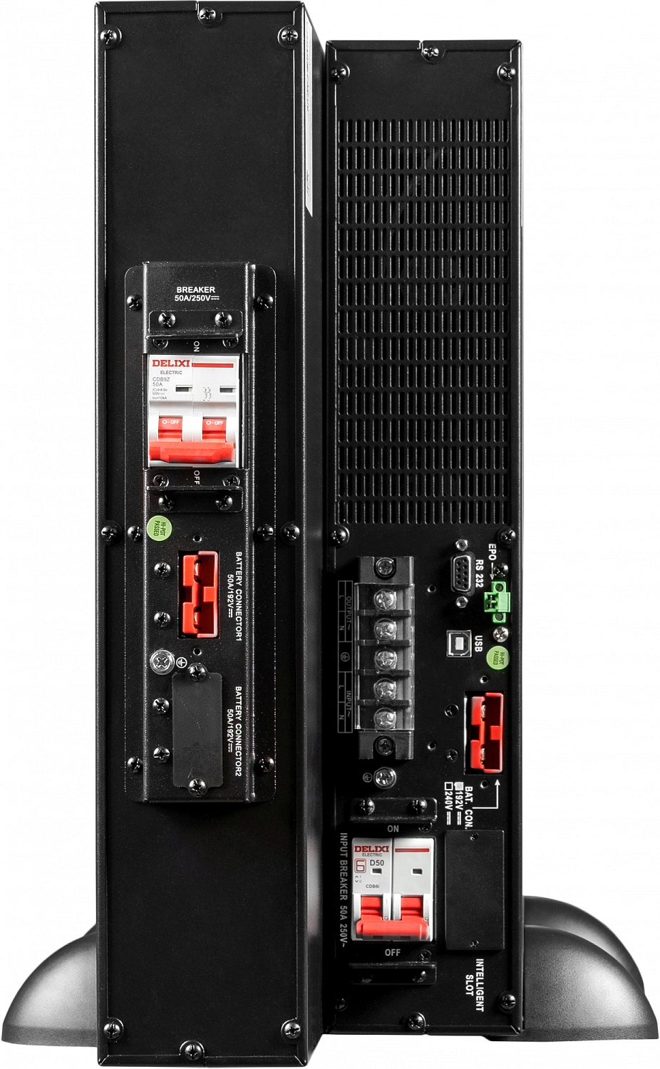 Источник бесперебойного питания Systeme Electric Smart-Save Online SRV, 6000VA/5400W, On-Line, Extended-run, Rack 4U(Tower convertible), LCD, Out: Hardwire, SNMP Intelligent Slot, USB, RS-232