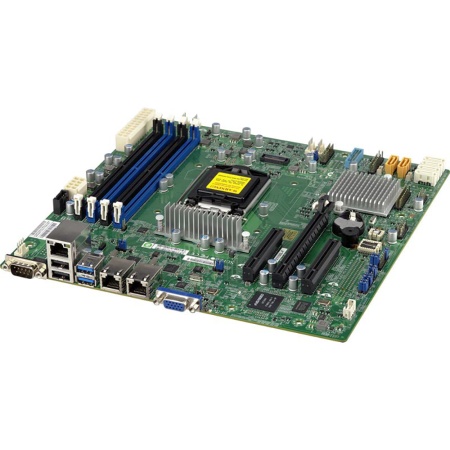 SuperMicro MBD-X11SSL-F-B Micro-ATX LGA 1151 64GB Unbuffered ECC UDIMM DDR4-2400MHz, in 4 DIMM slots 6 USB 2.0 ports 5 USB 3.0 ports 1 PCI-E 3.0 x8 (in x16 slot) 1 PCI-E 3.0 x8 1 PCI-E 3.0 x4, OEM {10} (202935) (incl. 1x I/O Shield MCP-260-00042-0N, 2x C