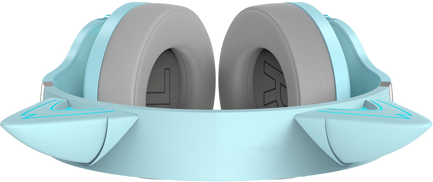 Наушники с микрофоном Edifier G5BT Cat голубое небо/серый мониторные BT оголовье