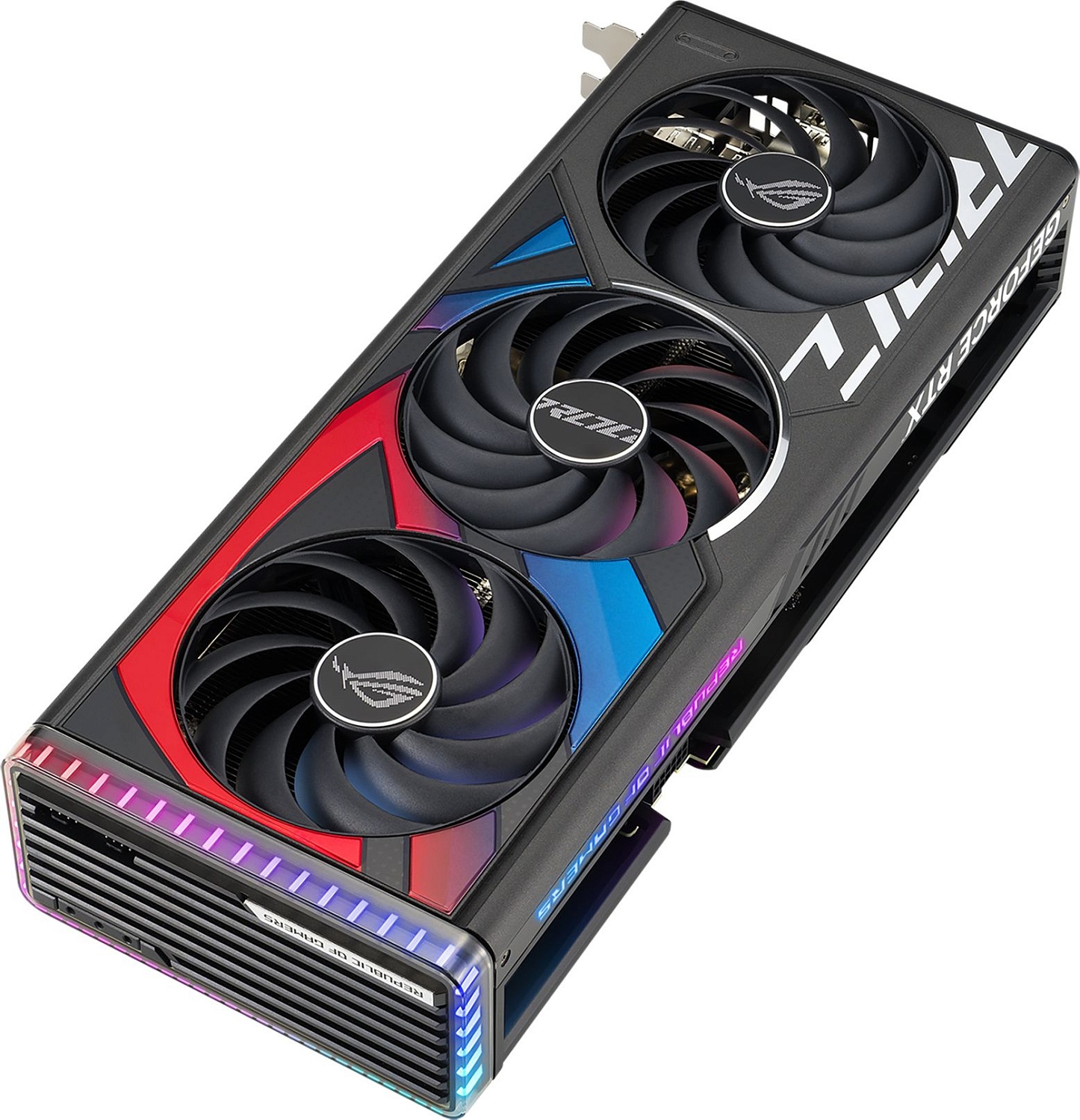 Видеокарта Asus PCI-E 4.0 ROG-STRIX-RTX4070TIS-O16G-GAMING NVIDIA GeForce RTX 4070TI Super 16Gb 256bit GDDR6X 2670/21000 HDMIx2 DPx3 HDCP Ret
