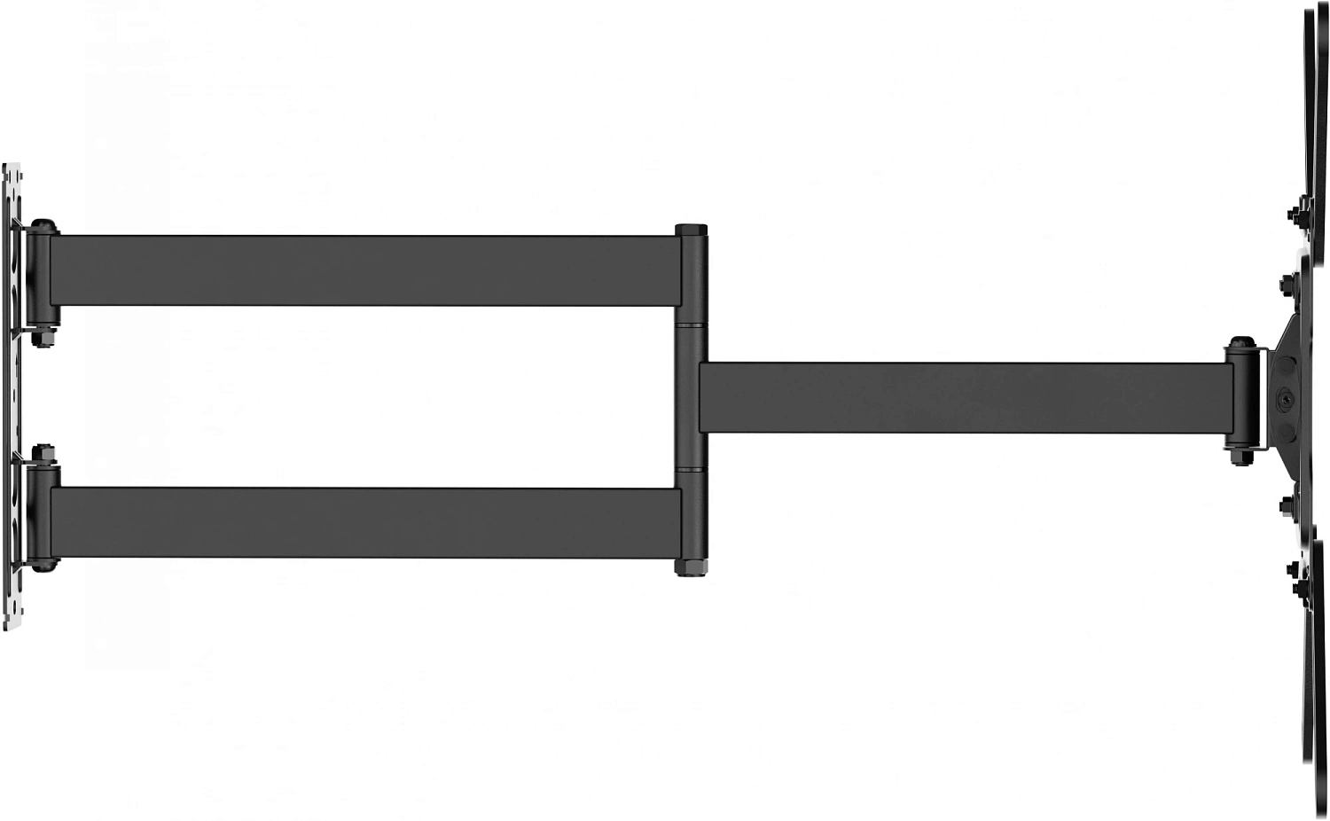 Кронштейн для телевизора Ultramounts UM960 черный 23"-65" макс.35кг настенный поворот и наклон
