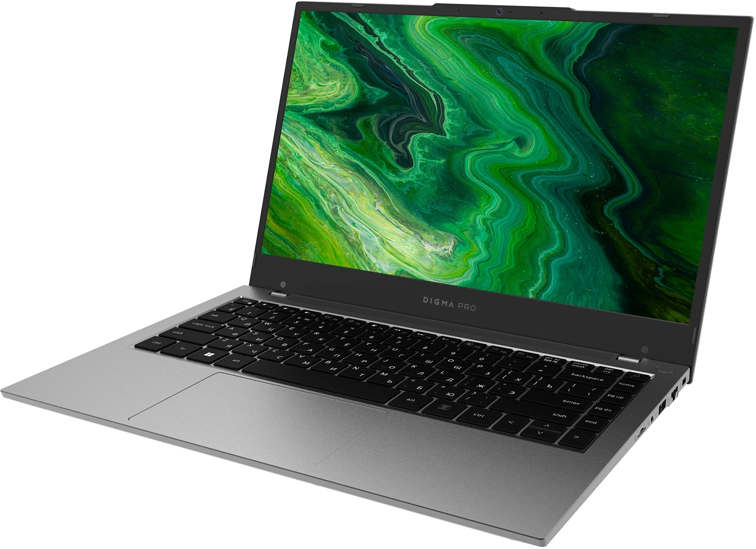 Ноутбук Digma Pro Fortis M Core i5 1334U 16Gb SSD512Gb Intel Iris Xe graphics 14.1" IPS FHD (1920x1080) Windows 11 Pro grey WiFi BT Cam 4000mAh (DN14P5-ADXW04)