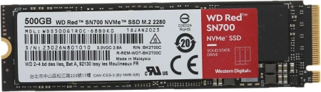 M.2 2280 500GB WD Red WDC PCI-E x4, NVMe, 3430/2600 Retail WDS500G1R0C RTL {10} (891439)