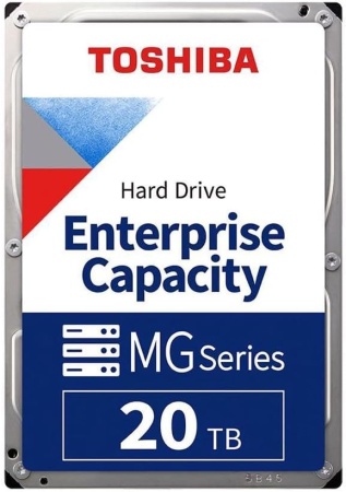 Жесткий диск Toshiba Enterprise HDD 3.5" SATA 20Тb, 7200rpm, 512MB buffer (MG10ACA20TE), 1 year