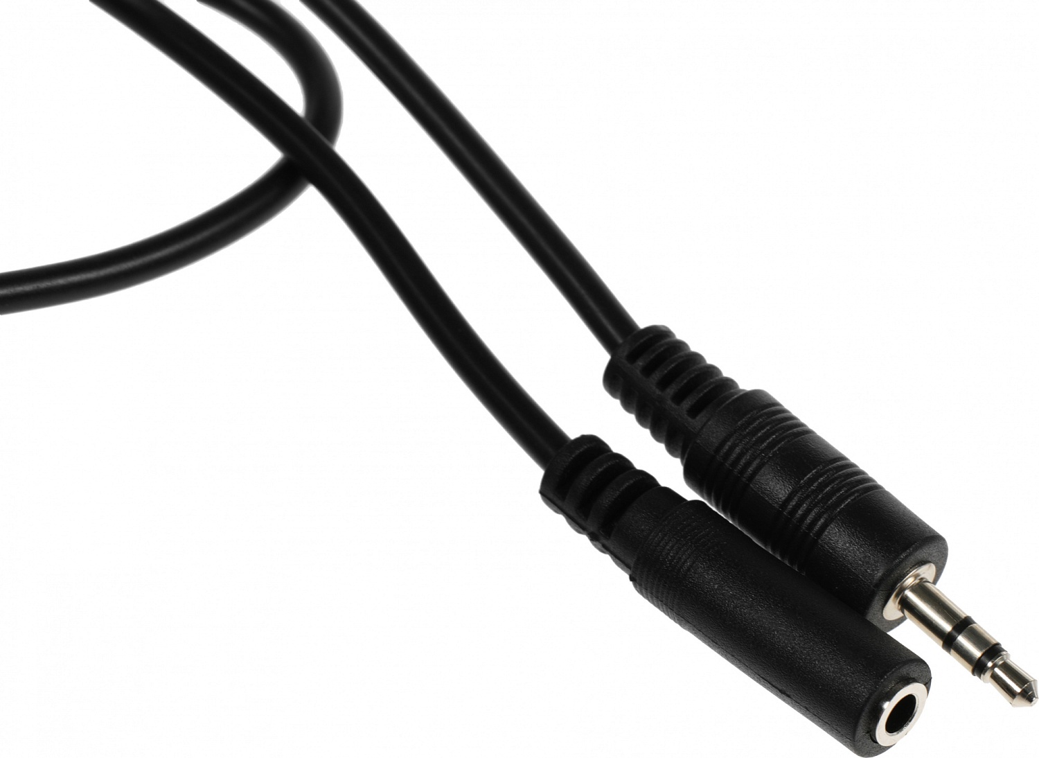 Кабель аудио Ningbo JAAC003-5 Jack 3.5 (m)/Jack 3.5 (f) 5м. черный