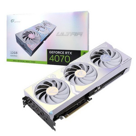 Видеокарта Colorful RTX4070 iGame Ultra W OC-V 12GB GDDR6X 192bit 3xDP HDMI 3FAN