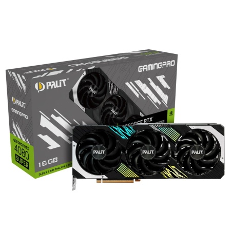 Видеокарта Palit RTX4080SUPER GAMINGPRO 16GB GDDR6X 256-bit DPx3 HDMI 3FAN RTL