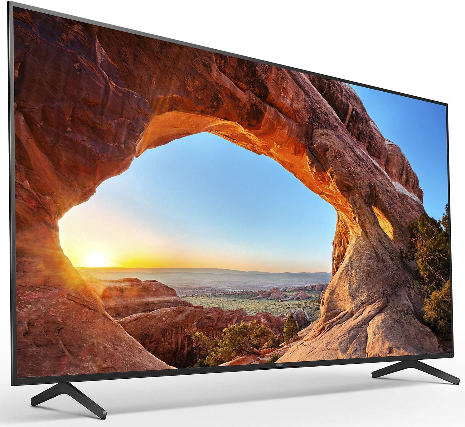 Телевизор LED Sony 85" KD-85X85TJ BRAVIA черный 4K Ultra HD 100Hz DVB-T DVB-T2 DVB-C DVB-S DVB-S2 USB WiFi Smart TV