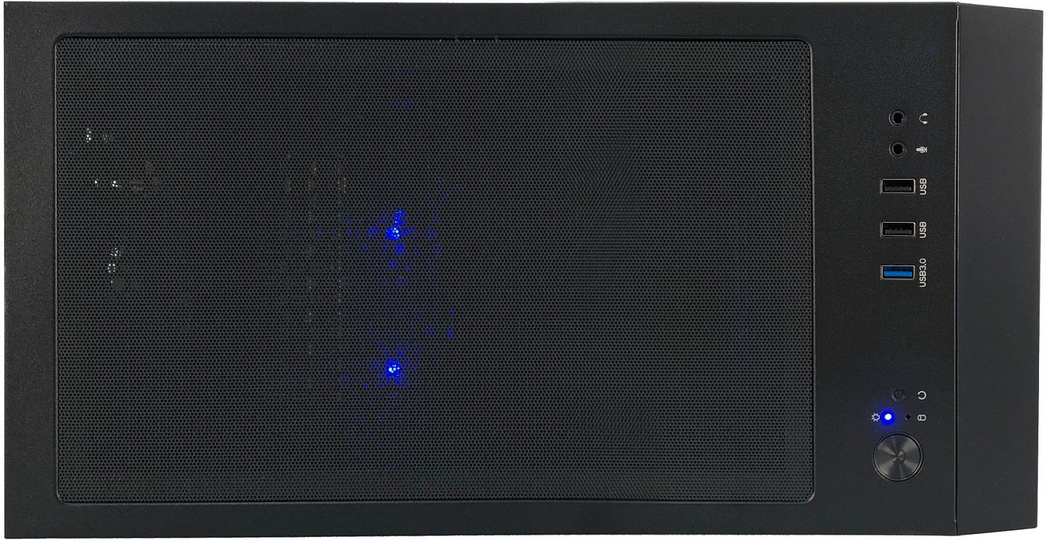 ПК IRU Game 520B4GM MT Ryzen 5 3600 (3.6) 16Gb SSD500Gb RTX3060Ti 8Gb Windows 10 Home Single Language 64 GbitEth 650W черный (1641207)