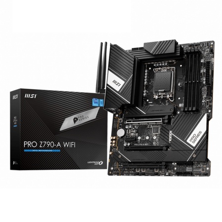 Материнская плата MSI PRO Z790-A WIFI WIFI LGA1700/4DDR5/3PCIEx16/1PCIEx1/4M.2/6SATA3/1USB3.2 Gen2X2/4USB3