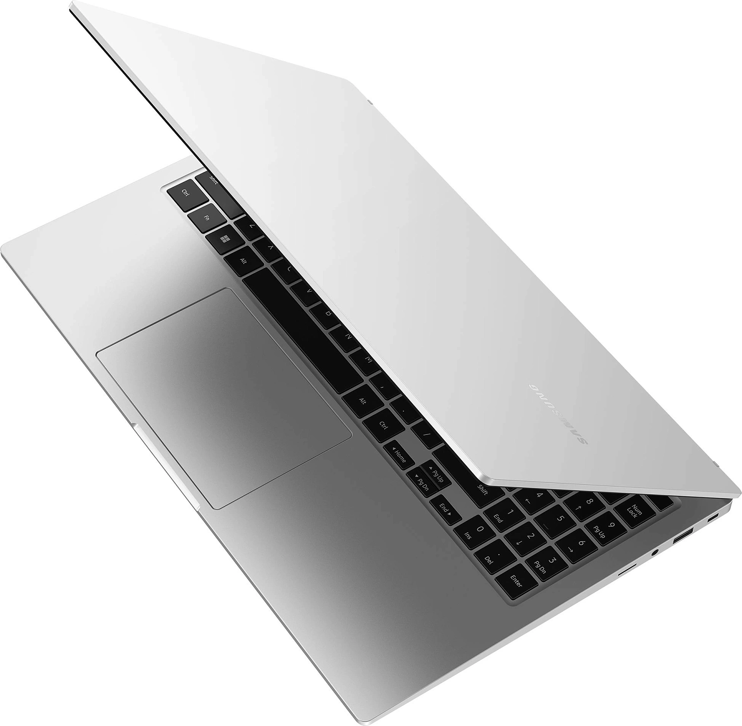 Ноутбук Samsung Galaxy Book 2 NP754 Core i5 1235U 16Gb SSD256Gb Intel Iris Xe graphics 15.6" IPS FHD (1920x1080) Windows 11 Professional silver WiFi BT Cam (NP754XED-KC3IT)