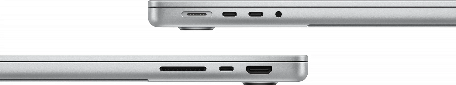 Ноутбук Apple MacBook Pro A3401 M4 Pro 12 core 24Gb SSD512Gb/16 core GPU 14.2" Liquid Retina XDR (3024x1964) Mac OS silver WiFi BT Cam (MX2E3HN/A)