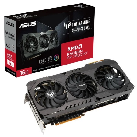 Видеокарта ASUS TUF-RX7800XT-O16G-OG-GAMING //RX7800XT,HDMI*1,DP*3,16G,D6