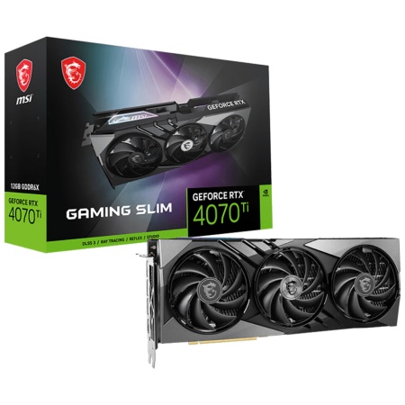 RTX4070Ti GAMING SLIM 12GB GDDR6X 192-bit DPx3 HDMI 3FAN RTL