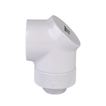 Pacific G1/4 90 Degree Adapter - White/DIY LCS/Fitting/2 Pack