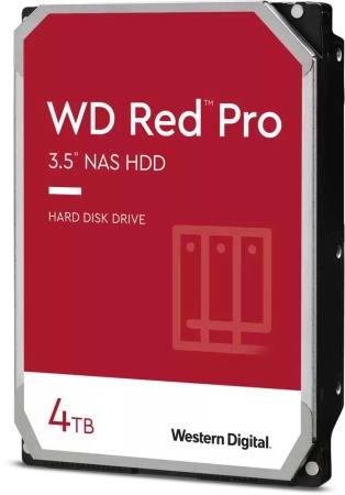 4ТБ WD4003FFBX Red Pro, 3,5" 7200RPM 256MB (SATA-III) NAS