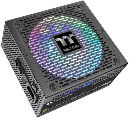 Блок питания Thermaltake ATX 750W Toughpower GF1 ARGB 80+ gold 24pin APFC 140mm fan color LED 9xSATA Cab Manag RTL