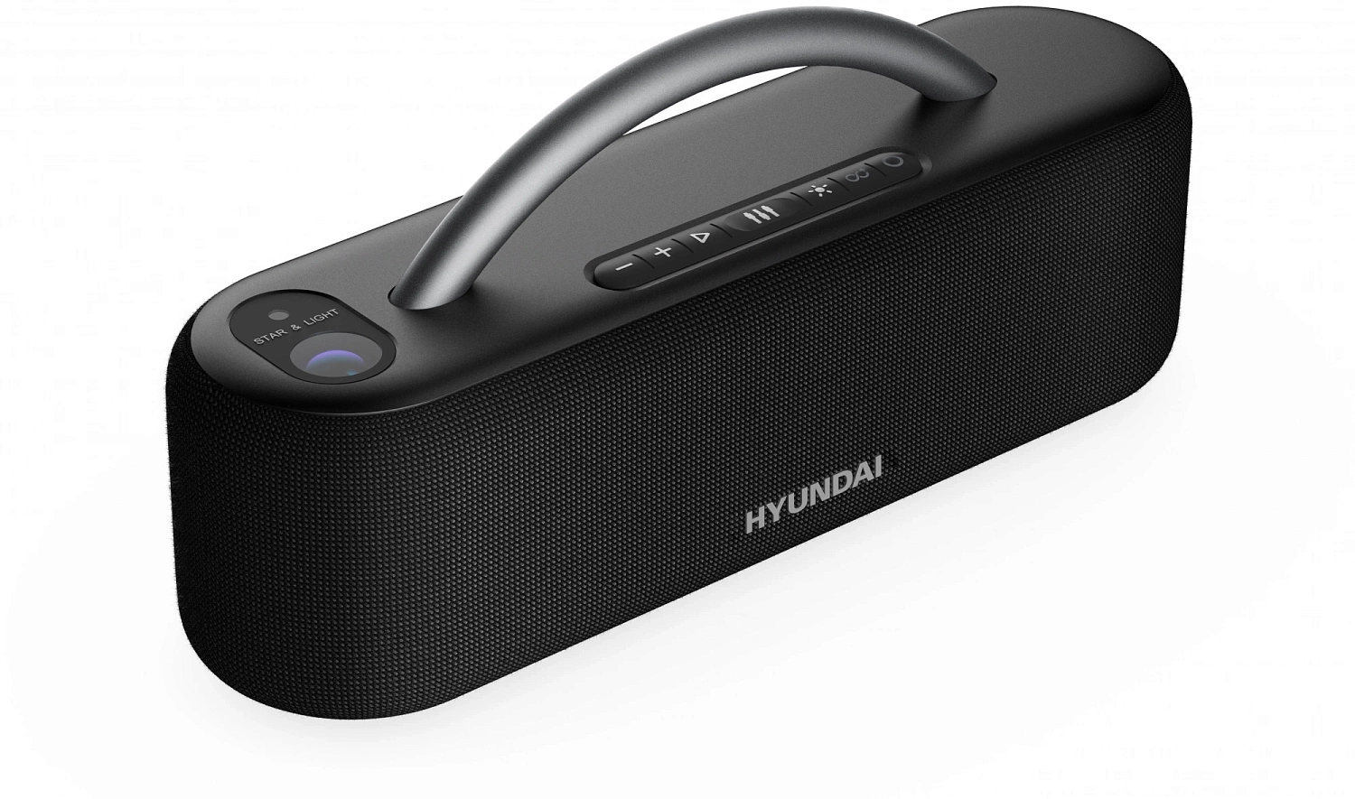 Колонка порт. Hyundai H-PS1028 черный 60W 2.0 BT 10м 4400mAh Колонка порт. Hyundai H-PS1028 черный 60W 2.0 BT 10м 4400mAh