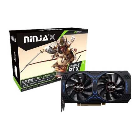 Видеокарта Ninja (Sinotex) RTX3050 8GB GDDR6 128BIT 3xDP HDMI 2FAN RTL