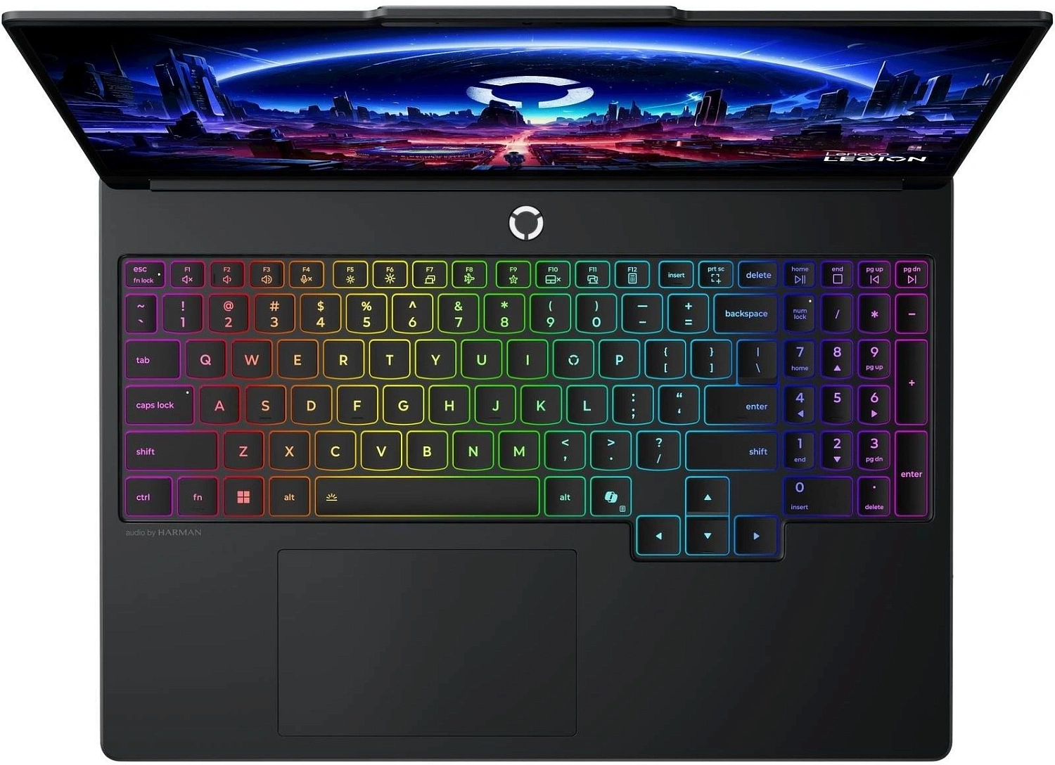 Ноутбук Lenovo Legion 5 15IAX11 Core Ultra 9 290HX Plus 32Gb SSD1Tb NVIDIA GeForce RTX 5070 12Gb 15.3" OLED WQXGA (2560x1600) Windows 11 Home black WiFi BT Cam (83VK004WRK)