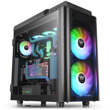 Корпус Thermaltake Level 20 ARGB Bkack Edition черный без БП E-ATX 8x120mm 7x140mm 2x200mm 2xUSB2.0 2xUSB3.0 audio bott PSU