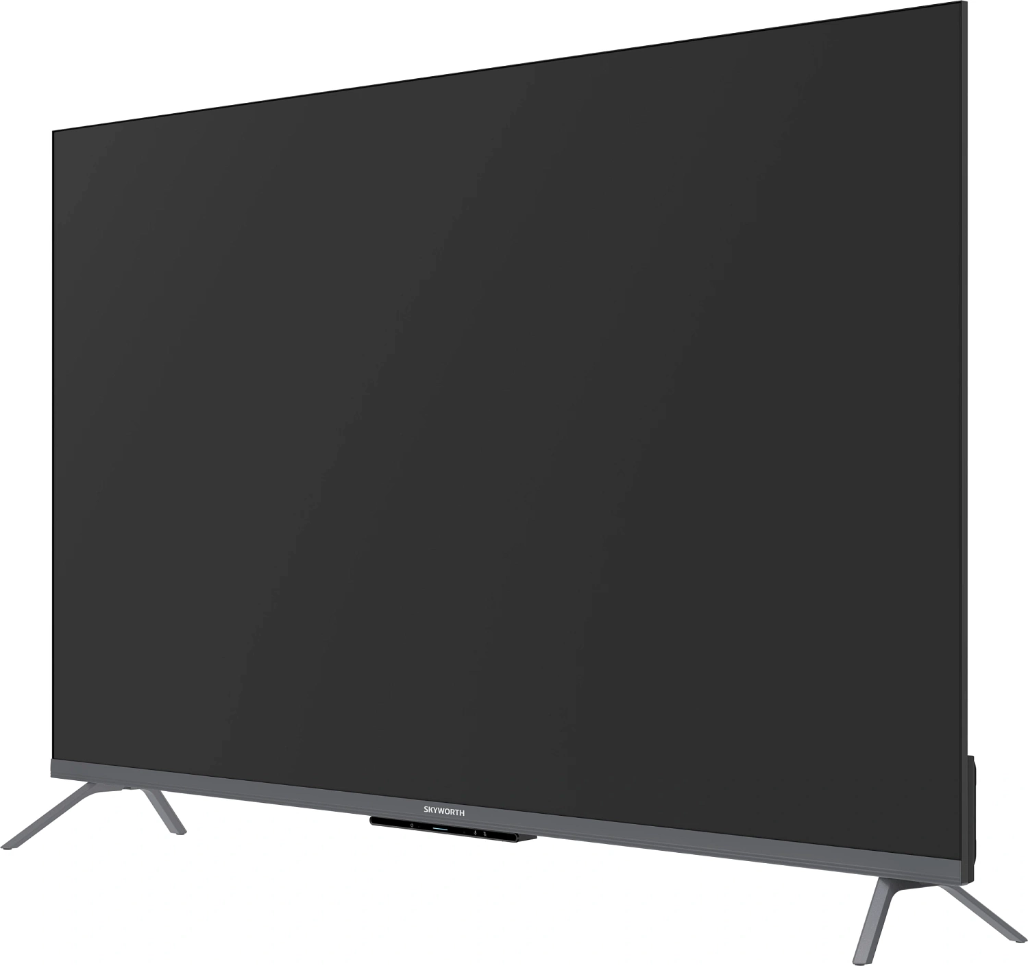 Телевизор QLED Skyworth 60" 60Q66H Google TV Frameless черный/серебристый 4K Ultra HD 60Hz DVB-T DVB-T2 DVB-C DVB-S DVB-S2 USB WiFi Smart TV