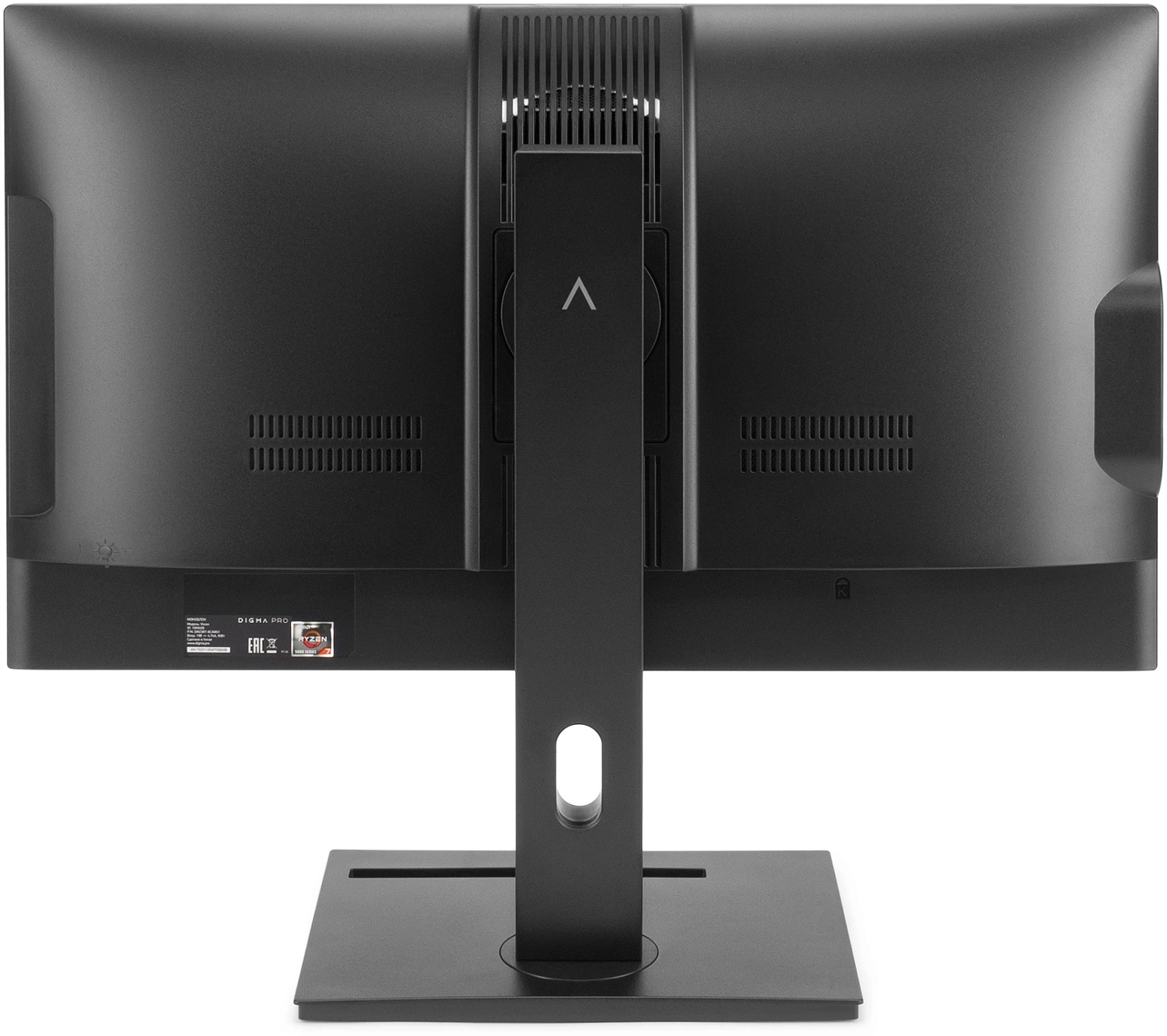 Моноблок Digma Pro Vision 23.8" Full HD Ryzen 3 5425U (1.8) 16Gb SSD512Gb RGr CR Windows 11 Pro Eth WiFi BT 90W клавиатура мышь Cam черный 1920x1080