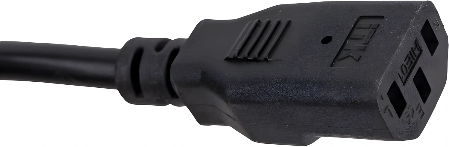 Шнур питания ITK PC-C13D-5M C13-Schuko проводник.:3x1.5мм2 5м 230В 10А (упак.:1шт) черный