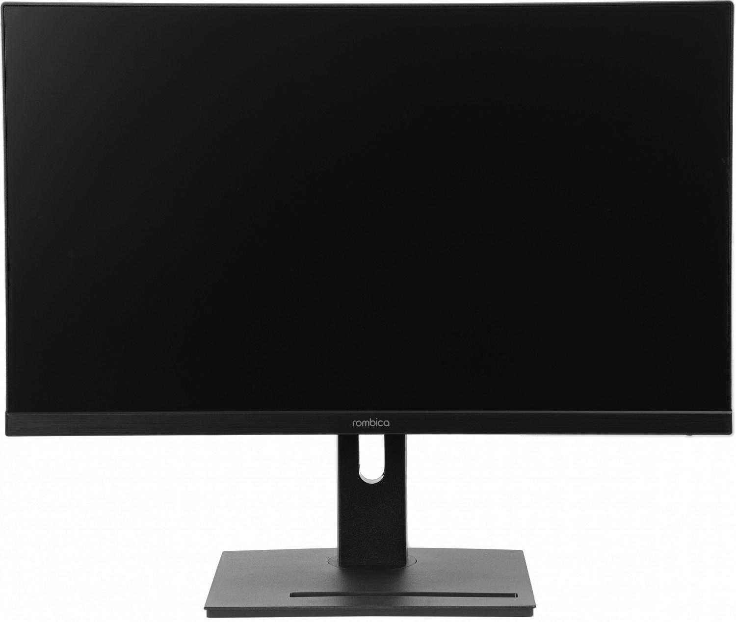 Моноблок Rombica Helios 23.8" Full HD i5 10400 (2.9) 8Gb SSD512Gb UHDG 630 DVDRW CR Windows 11 Professional GbitEth WiFi BT клавиатура мышь Cam черный 1920x1080