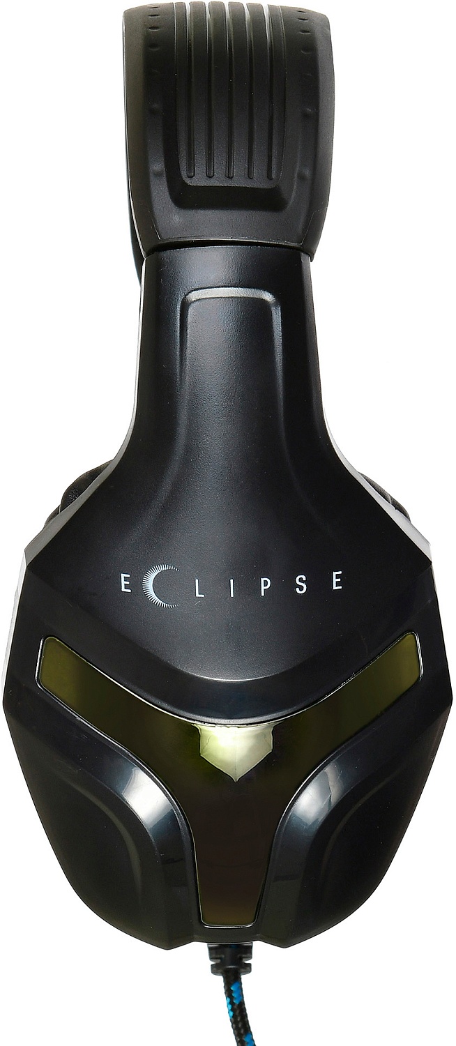 Наушники с микрофоном Оклик HS-L370G ECLIPSE черный 2м мониторные оголовье (1090730)