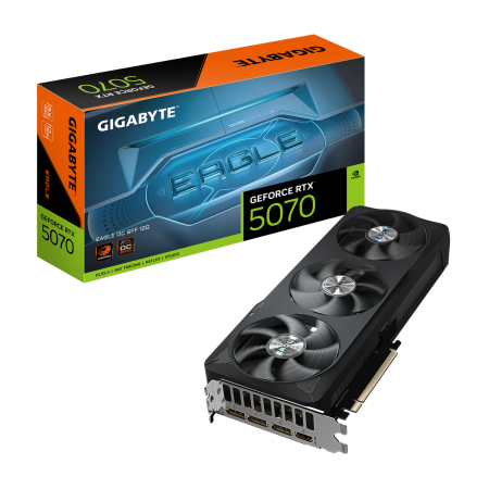 Видеокарта Gigabyte RTX5070 EAGLE OC SFF 12GB GDDR7 192bit 3xDP HDMI 3FAN RTL