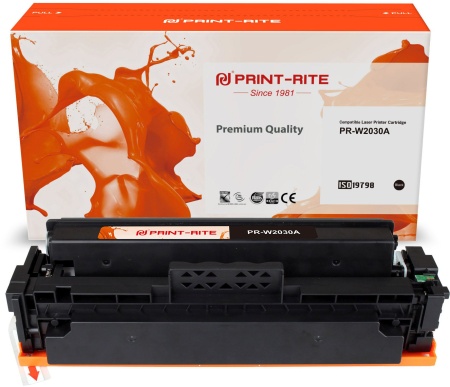 Картридж лазерный Print-Rite TFHBKOBPU1J PR-W2030A W2030A черный (2400стр.) для HP Color LaserJet M454dn Pro/479